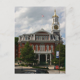 Cartão Postal Norwich, CT. Câmara Municipal