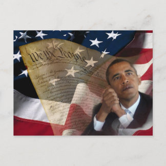 Cartão Postal Nós, as Pessoas... Barack Obama e a Constituição
