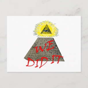 Cartão Postal nós fizemo-lo (o illuminati)