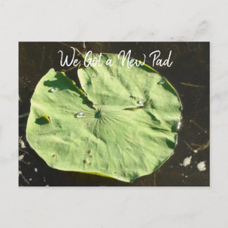 Cartão Postal Nós Nos Mudamos | Novo lar | Novo Endereço