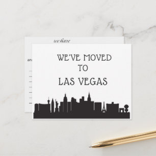 Cartão Postal Nós nos mudamos para Las Vegas