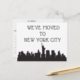 Cartão Postal Nós nos mudamos para Nova York