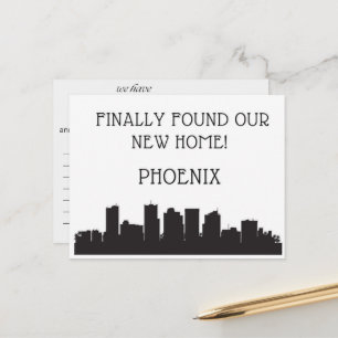 Cartão Postal Nós nos mudamos para Phoenix