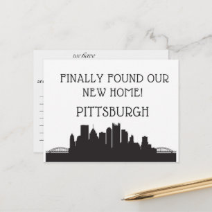 Cartão Postal Nós nos mudamos para Pittsburgh