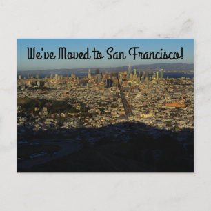 Cartão Postal Nós nos mudamos - San Francisco Twin Peaks #2 Cart