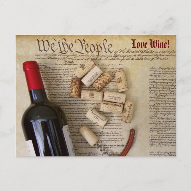 Cartão Postal Nós, O Cartão-Postal Do Vinho Da Pessoas! (Frente)