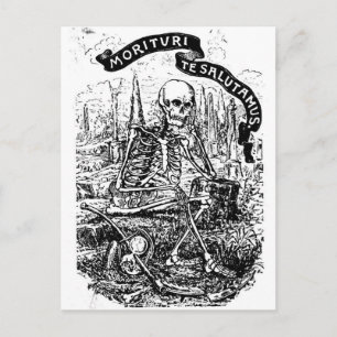 Cartão Postal Nós, que estamos prestes a morrer, saudamos seu ca