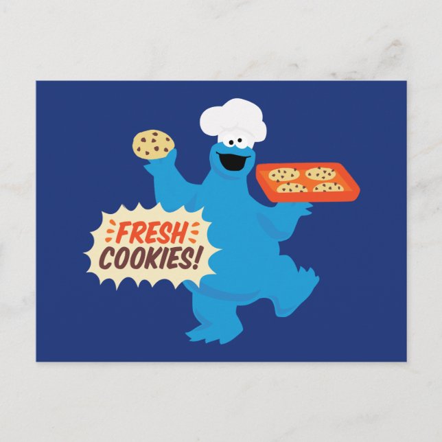 Cartão Postal Nós Somos Foodies | Cookies frescos! (Frente)