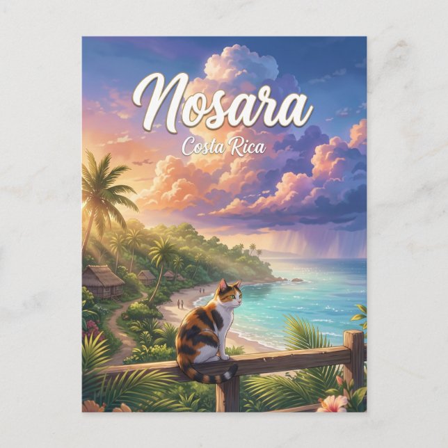 Cartão Postal Nosara Costa Rica (Frente)