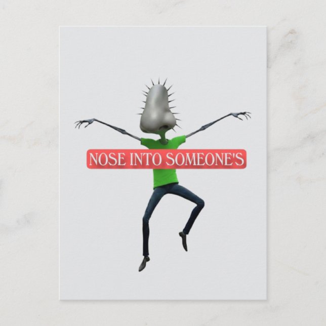 Cartão Postal Nosey business (Frente)