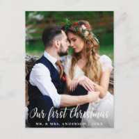 Nossa Primeira Foto do Casal de Casamento de Natal