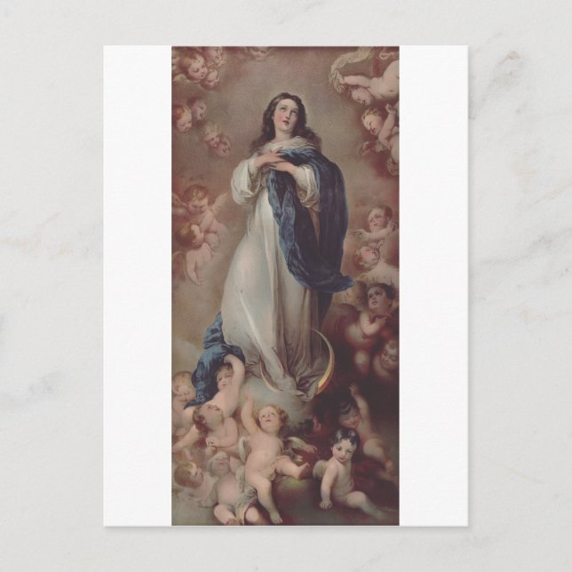 Cartão Postal Nossa Senhora da Conceição Imaculada Arte (Frente)