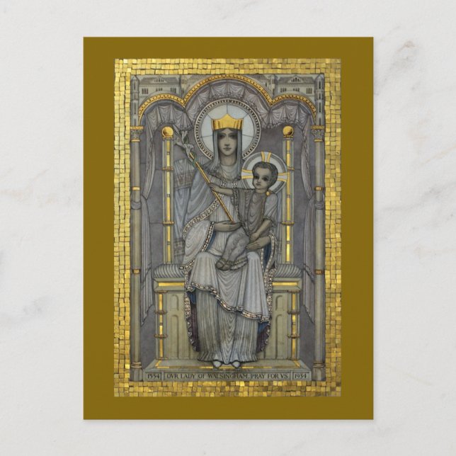 Cartão Postal Nossa Senhora de Walsingham (Frente)
