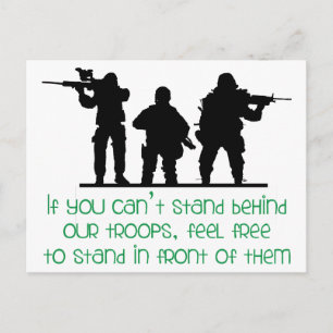 Cartão Postal Nossas Tropas