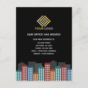 Cartão Postal Nosso Escritório Mudou O Negócio De Endereços