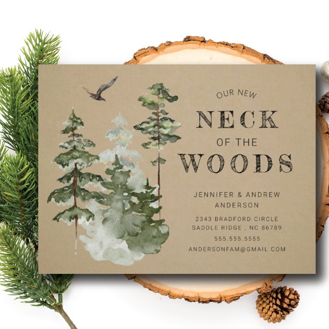 Cartão Postal Nosso Novo Pescoço da Floresta | Anúncio Em Movime (Criador carregado)