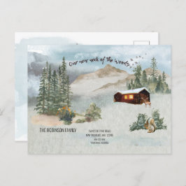 Cartão Postal Nosso Novo Pescoço da Floresta Provendo Anunciar M