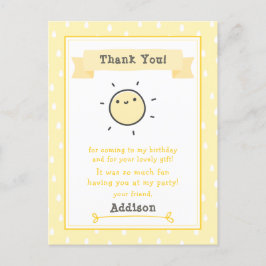 Cartão Postal Nosso Pequeno Brilho Obrigado Pais e Amigos Pelo A