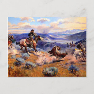 Cartão Postal Nostalgia Ocidental