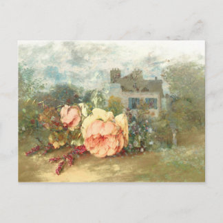 Cartão Postal nostalgia por rosa