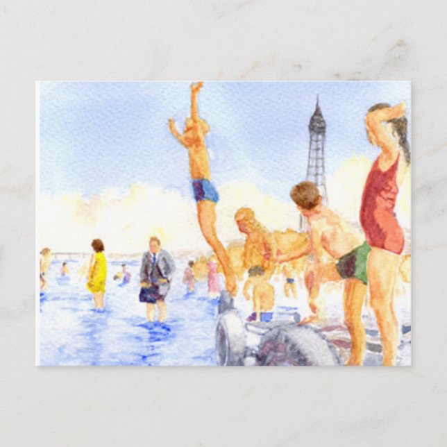 Cartão Postal Nostalgic Blackpool (Frente)