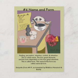 Cartão Postal Nota 4 Nome e Formulário - de Criação Dependent