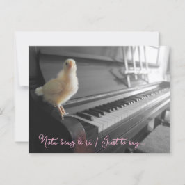 Cartão postal Nóta beag le rá