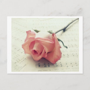 Cartão Postal Nota de Amor