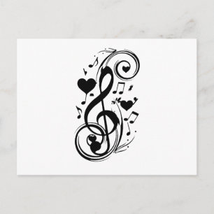 Cartão Postal Nota de Amor, Para Sempre Seu_