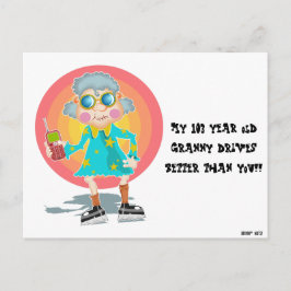 Cartão Postal Nota de Estacionamento Engraçado