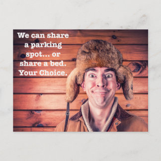 Cartão Postal Nota de Estacionamento Engraçado