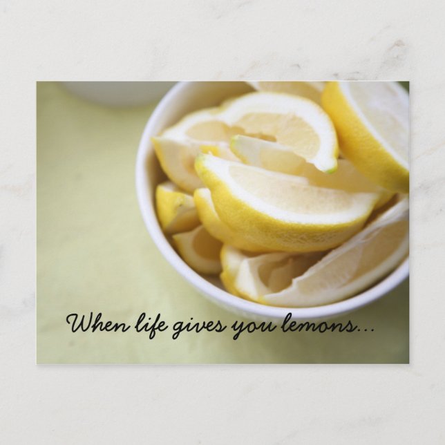 Cartão Postal nota encorajadora (Frente)