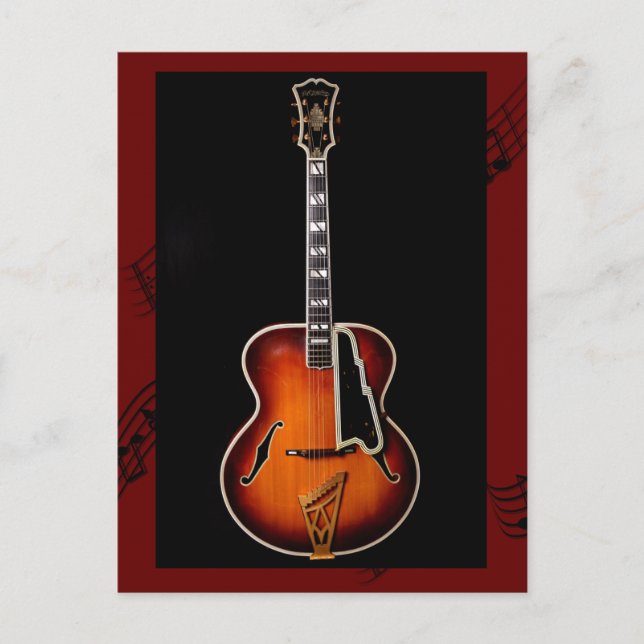Cartão Postal "Notas de Violão" (Frente)