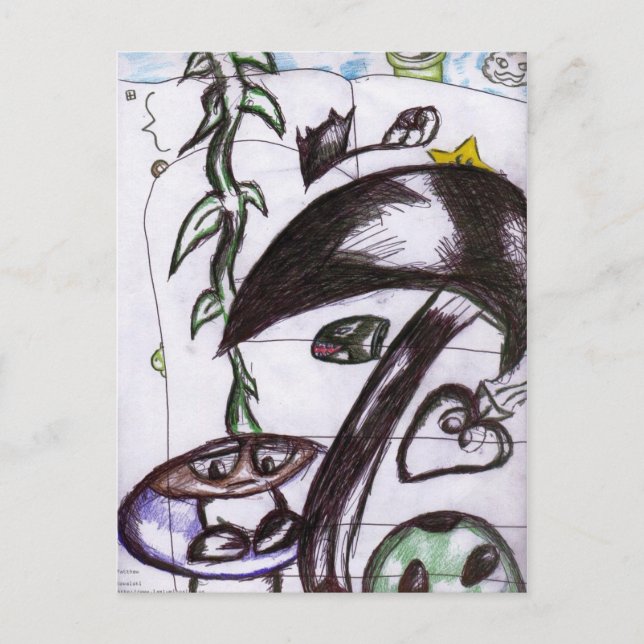 Cartão Postal notebook apagefrommarios (Frente)