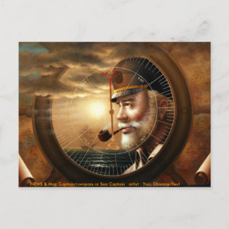 Cartão Postal NOTÍCIAS & Mapear Capitão/Bússola ou Capitão do Ma