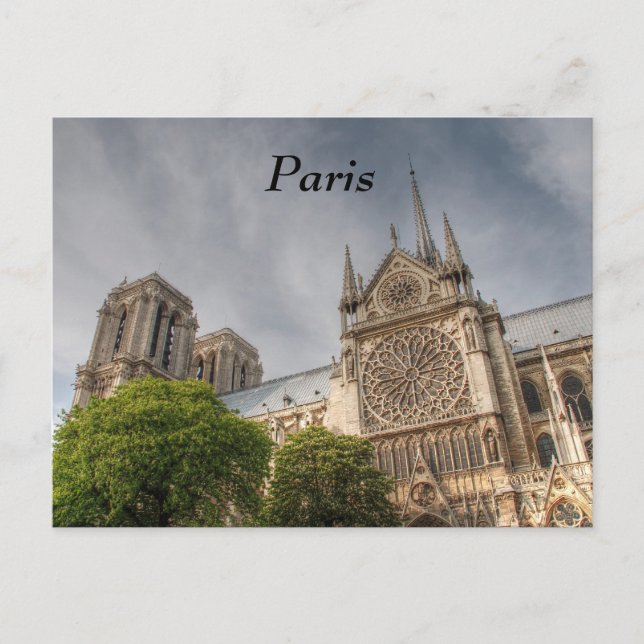 Cartão Postal Notre Dame (Frente)