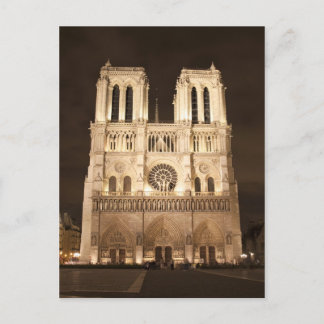 Cartão Postal Notre Dame à noite