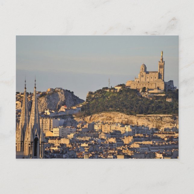 Cartão Postal Notre Dame de la Garde Basilica (Frente)