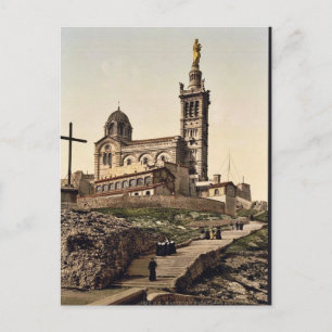 Cartão Postal Notre Dame de la Garde I, Marselha, classe France