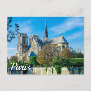 Cartão Postal Notre Dame de Paris, França