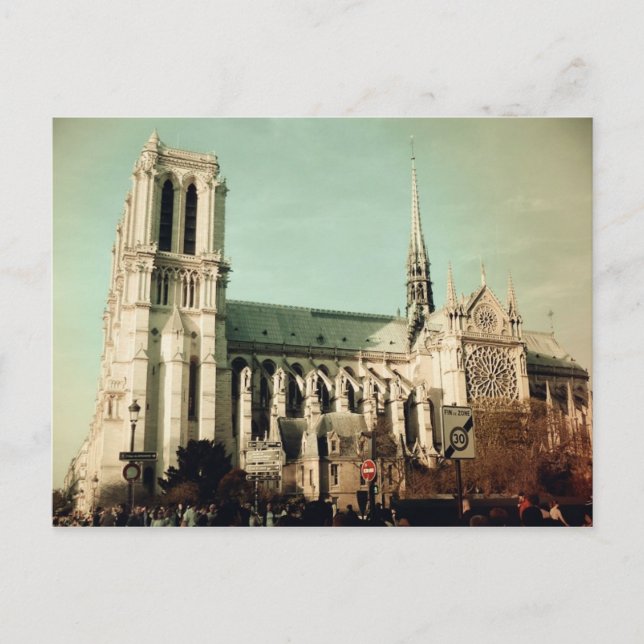 Cartão Postal Notre Dame de Paris (France) (Frente)