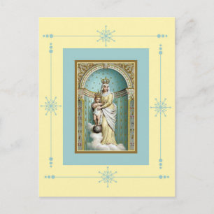 Cartão Postal Notre Dame des Victoire com Jesus