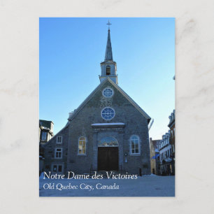 Cartão Postal Notre Dame des Victoires, Cidade Velha do Quebec,