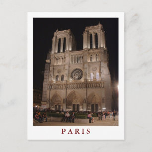 Cartão postal "Notre Dame, Paris"
