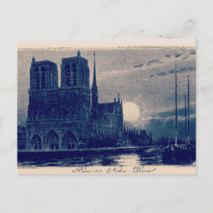 Cartão Postal Notre Dame Paris