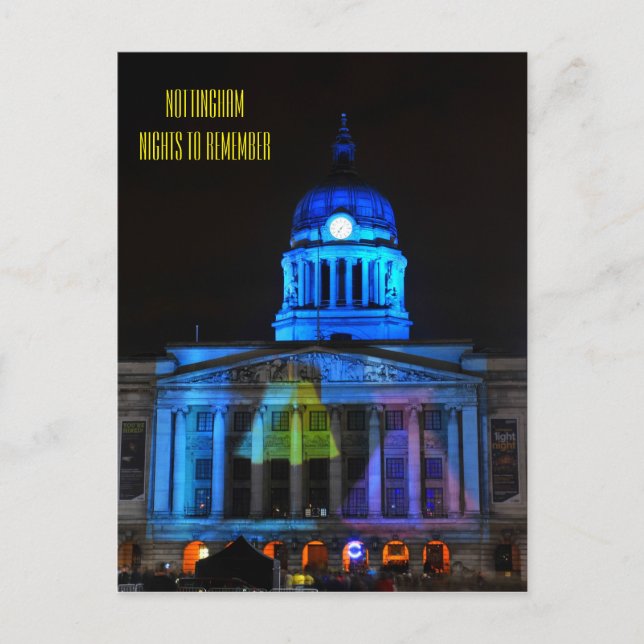 Cartão Postal Nottingham (Frente)