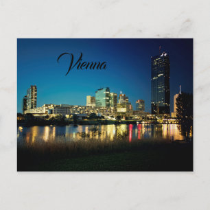 Cartão postal noturno do Ouro Viena