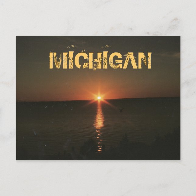 CARTÃO POSTAL NOTURNO MICHIGAN (Frente)