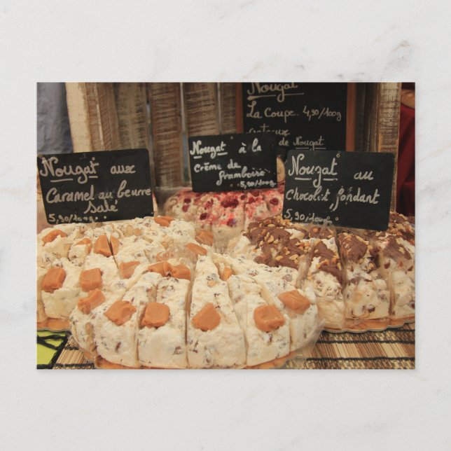 Cartão Postal Nougat da Provença (Frente)