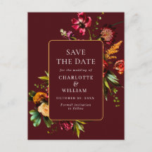 Nouveau Flores Casando Guarde a Data QR Code